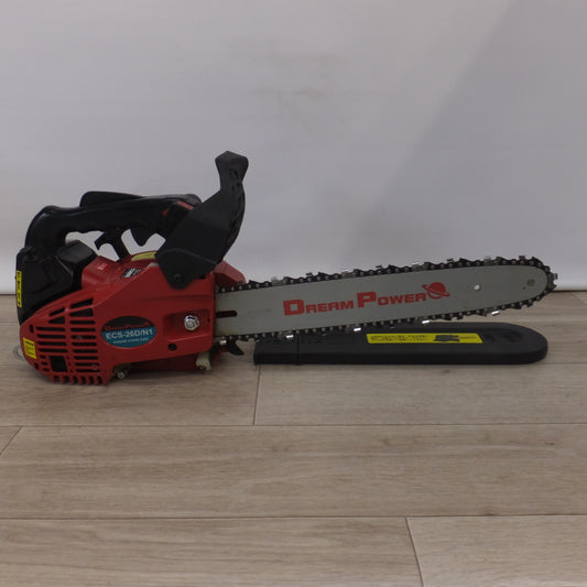 [送料無料] 岐阜発 美品★ナカトミ DREAM POWER エンジンチェーンソー ECS-26D/N1　排気量 25.4mL★