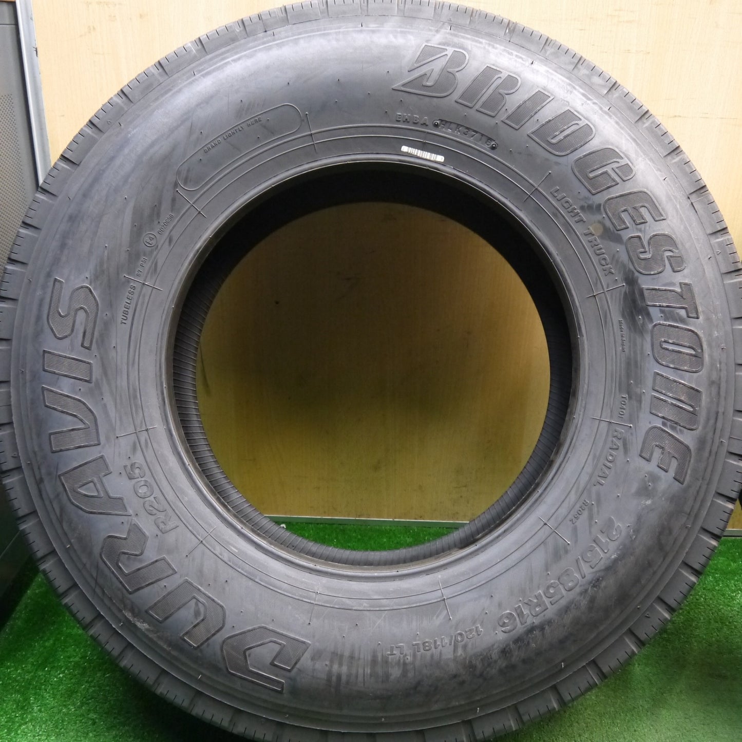 未使用！6本★トラック バン タイヤ 215/85R16 120/118L ブリヂストン デュラビス R205 DURAVIS 16インチ★6012705Hノタ