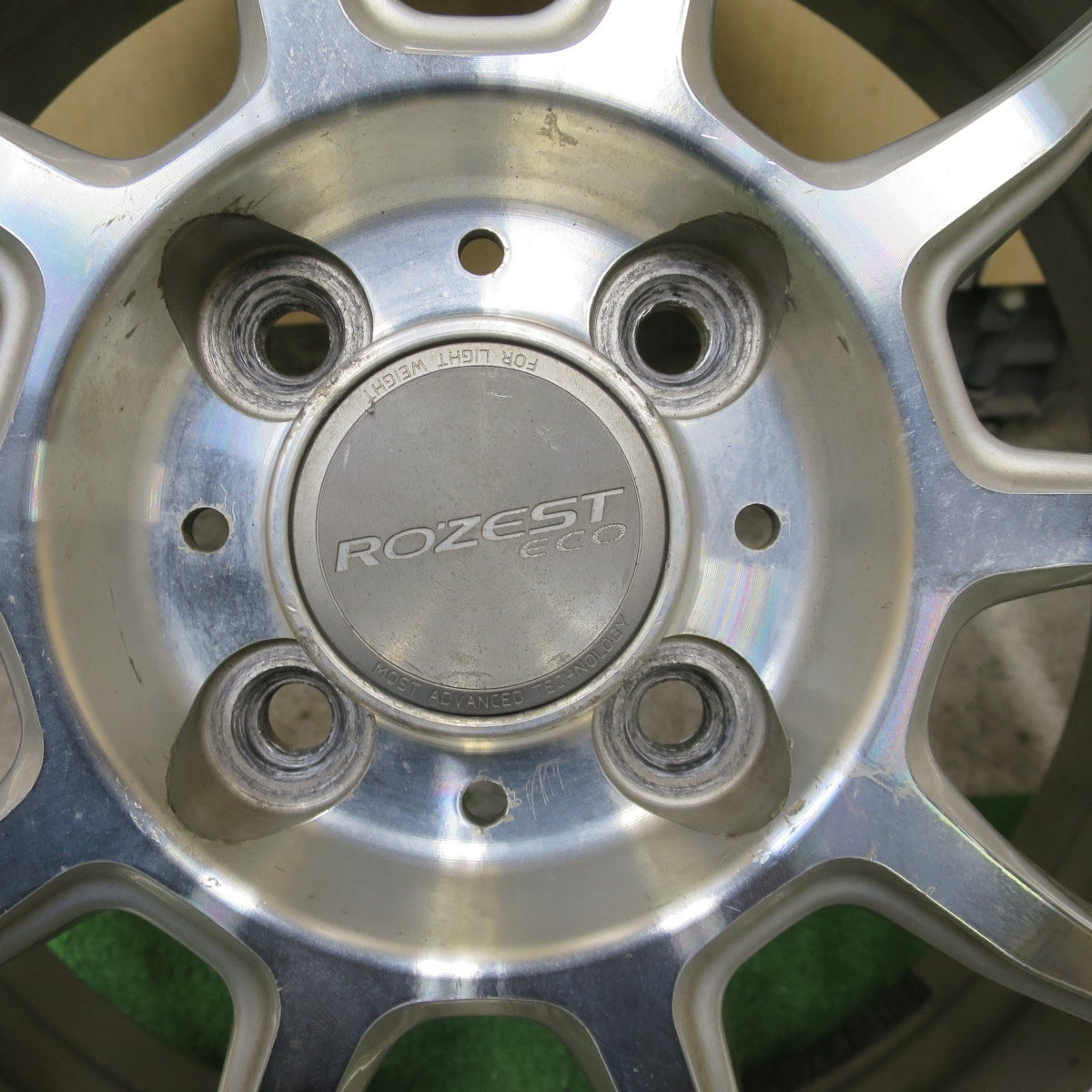 4本価格★ROZEST ECO ENKEI ローゼスト エコ エンケイ 15インチ ホイール 15×5.5J PCD100/4H★6050803NGホ