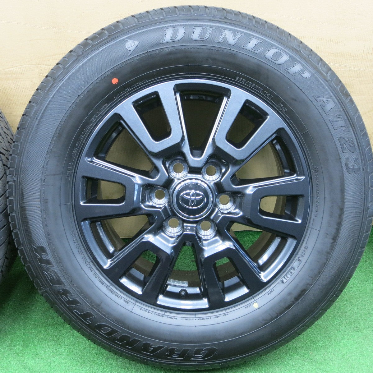 新車外し！25年★トヨタ ランクル 250 VX 純正 265/65R18 ダンロップ グラントレック AT23 18インチ PCD139.7/6H★6020802NKノ
