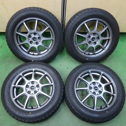 バリ溝！22年！キレイ！9.5分★シエンタ 等 185/60R15 スタッドレス グッドイヤー アイスナビ7 G.speed Gスピード 15インチ PCD100/5H★5122703イス