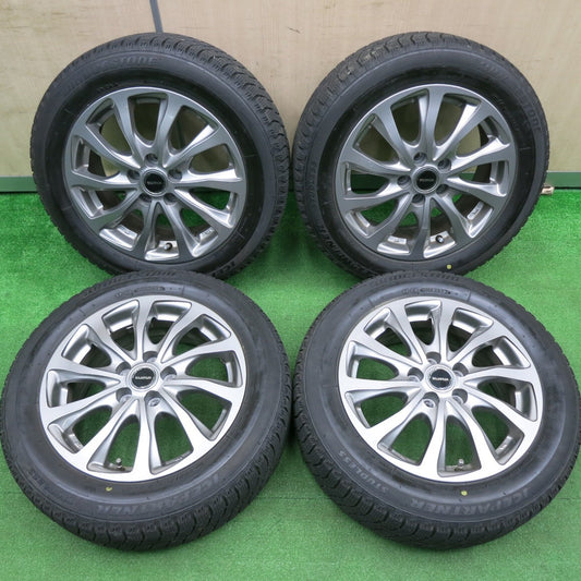[送料無料] バリ溝！8.5分★シエンタ 等 185/60R15 スタッドレス ブリヂストン アイスパートナー BALMINUM バルミナ 15インチ PCD100/5H★4113002HAス