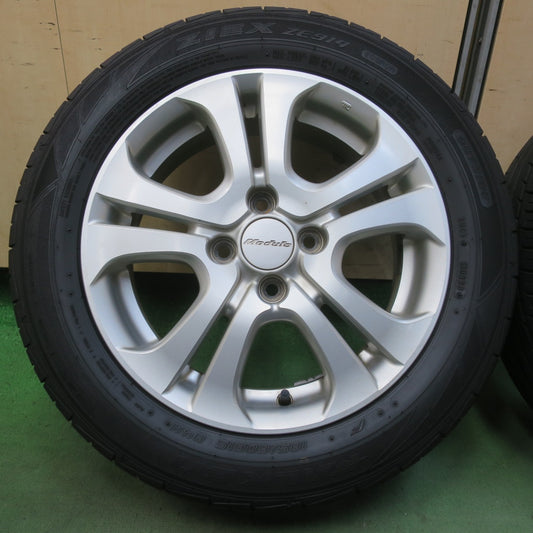 バリ溝！23年！8.5分◎ホンダ フィット シャトル 純正 Modulo ME-006 185/60R15 ファルケン ZIEX ZE914 モデューロ 15インチ PCD100/4H◎6093007イノ