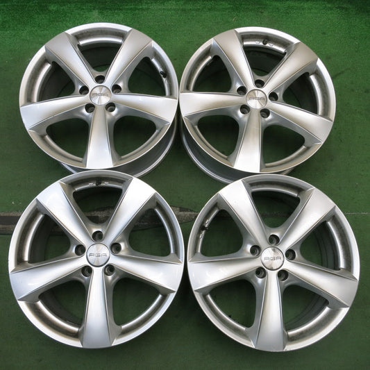 4本価格★ジャガー 等 AGA Nebel TARGA ネーベル タルガ 18インチ ホイール 18×8J PCD108/5H★5092515HAホ
