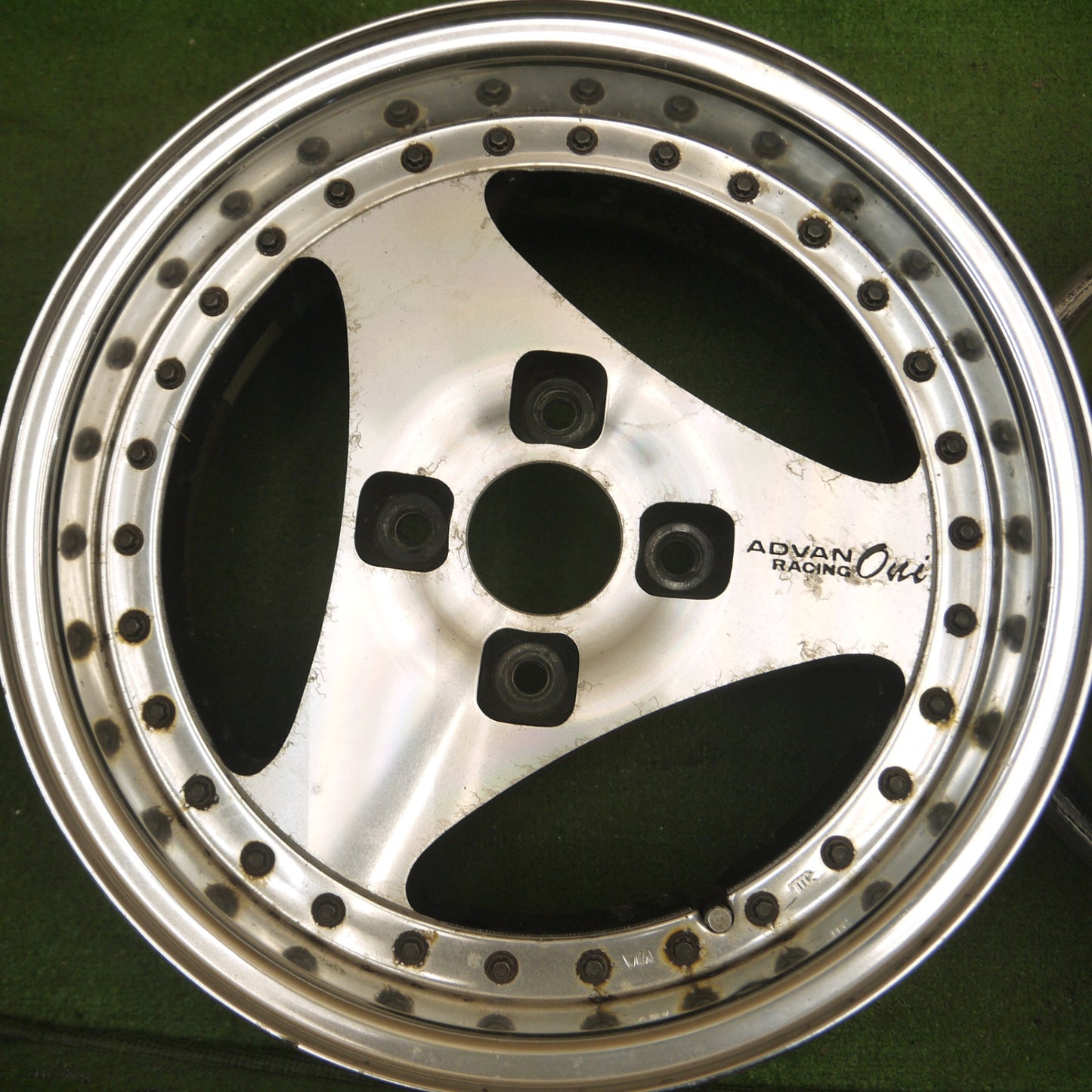 *送料無料* 2本価格★ADVAN RACING Oni ホイール 15インチ 15×7JJ アドバンレーシング オニ PCD114.3/4H★4050808Hホ