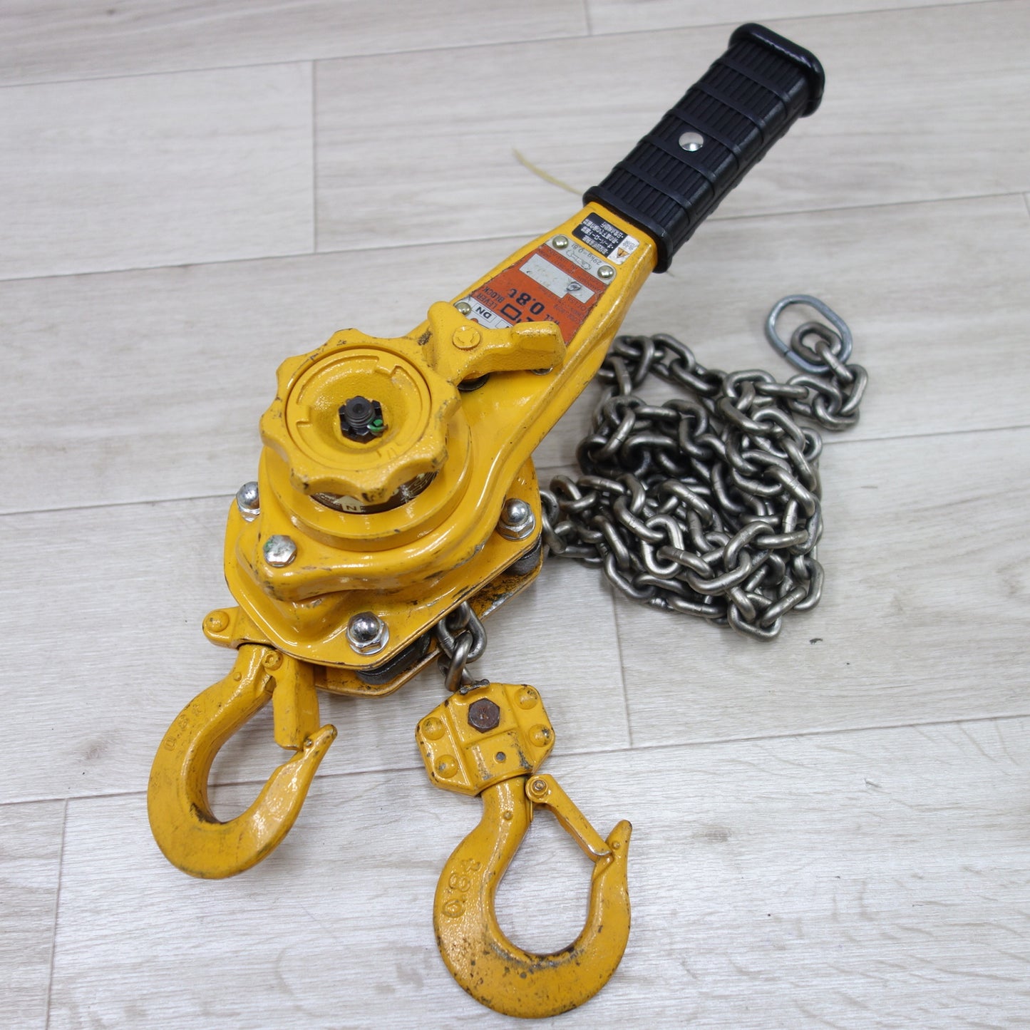 [送料無料] ◆KITO キトー レバー ブロック 0.8t 0.8トン L5A LB008 吊り 工具 ガッチャ 荷締め機 荷締機 チェーンブロック◆