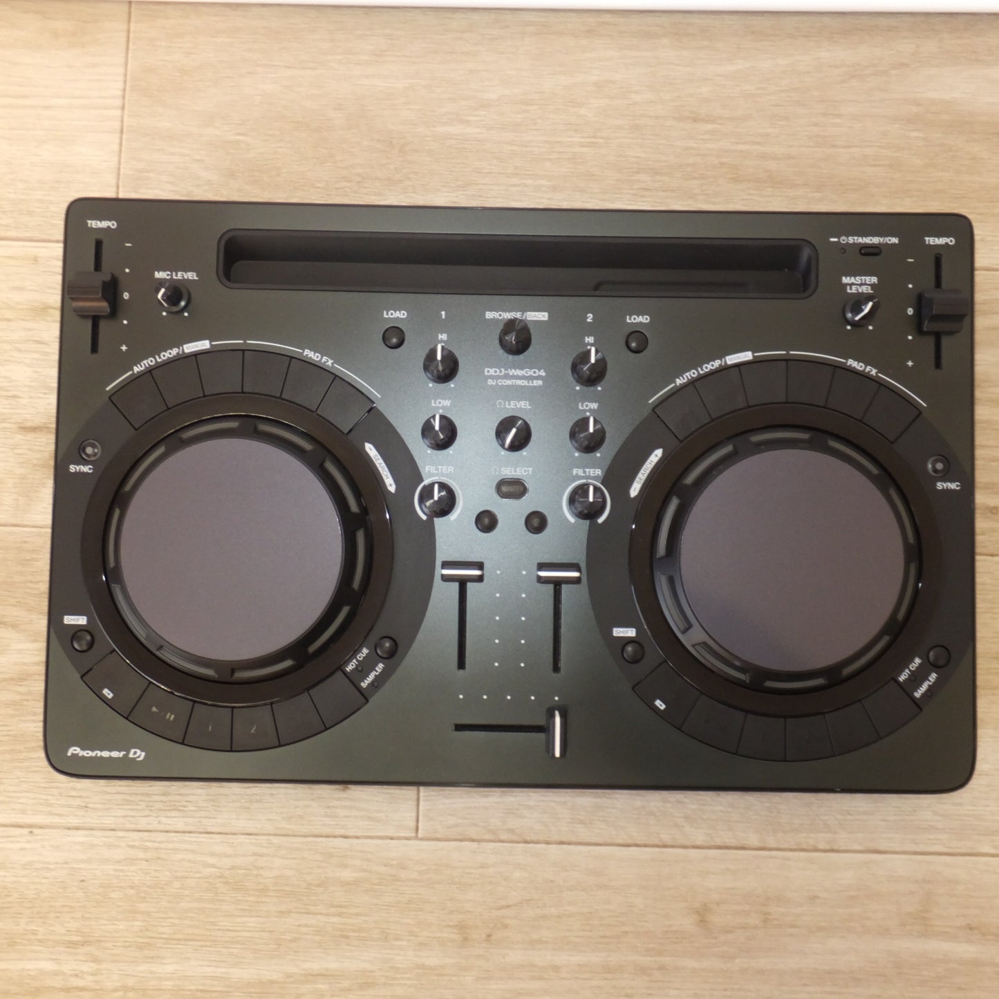 [送料無料] 美品★PioneerDJ 18年製 WeDJ対応 2ch DJコントローラー black DDJ-WEGO4-K★