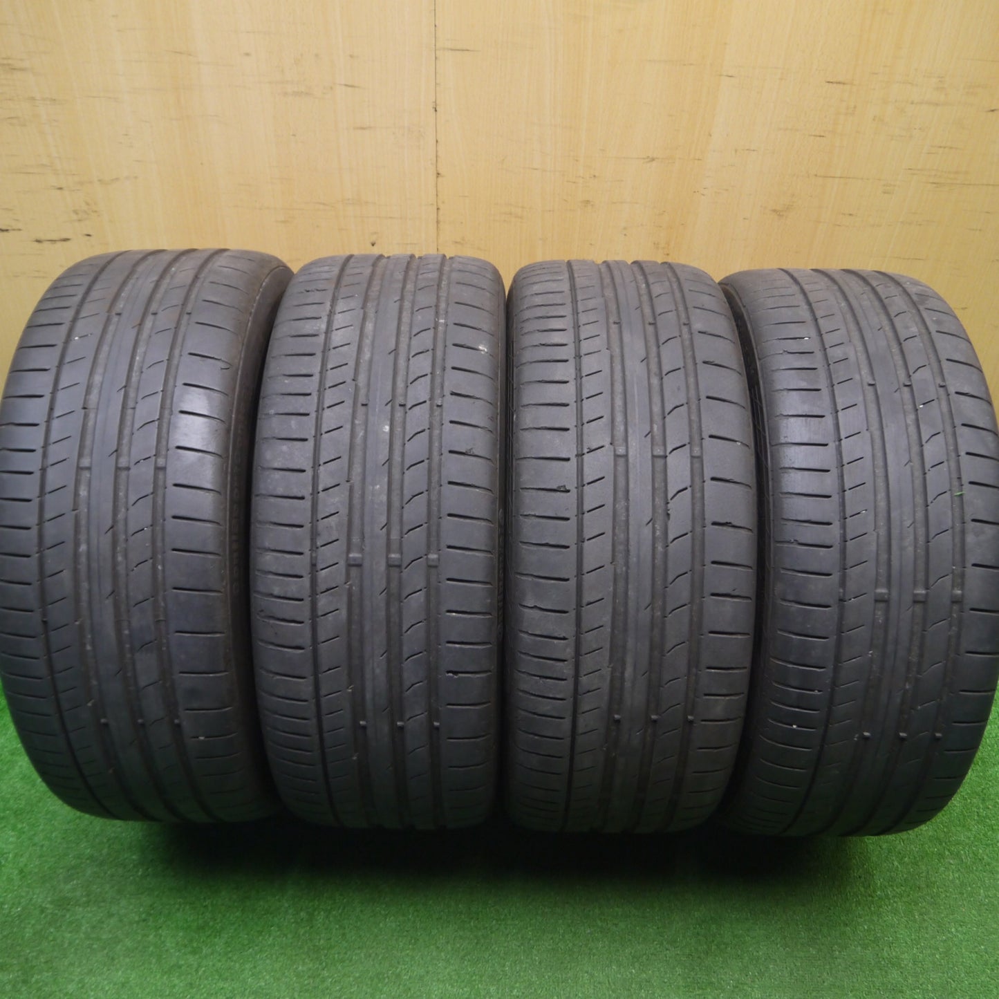 [送料無料] 4本価格★ベンツ Aクラス W176 純正 AMG 225/40R18 コンチネンタル コンチスポーツコンタクト5 MO PCD112/5H★4092409Hノ