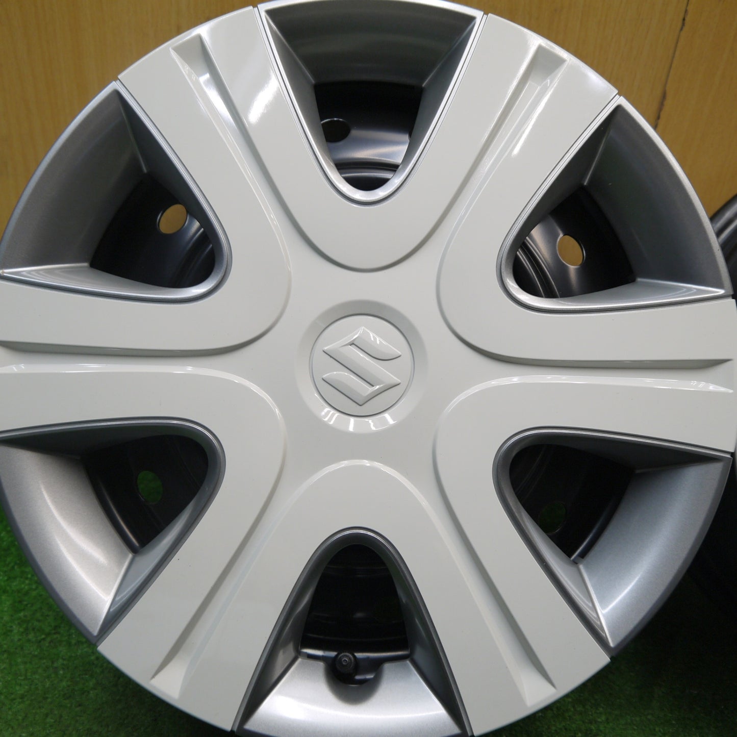 新車外し★スズキ スペーシア 純正 スチール ホイール 14インチ 14×4.5J PCD100/4H★5070805Hホ