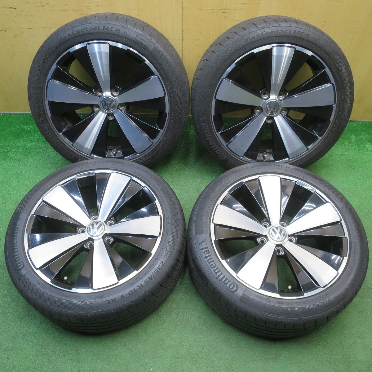 キレイ★ワーゲン 16C系 ビートル ターボ 純正 235/45R18 コンチネンタル マックスコンタクト MC6 18インチ PCD112/5H★6040301NJノ