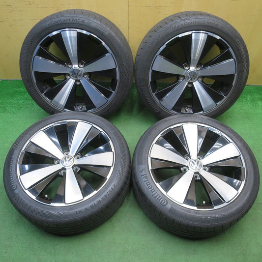 キレイ★ワーゲン 16C系 ビートル ターボ 純正 235/45R18 コンチネンタル マックスコンタクト MC6 18インチ PCD112/5H★6040301NJノ