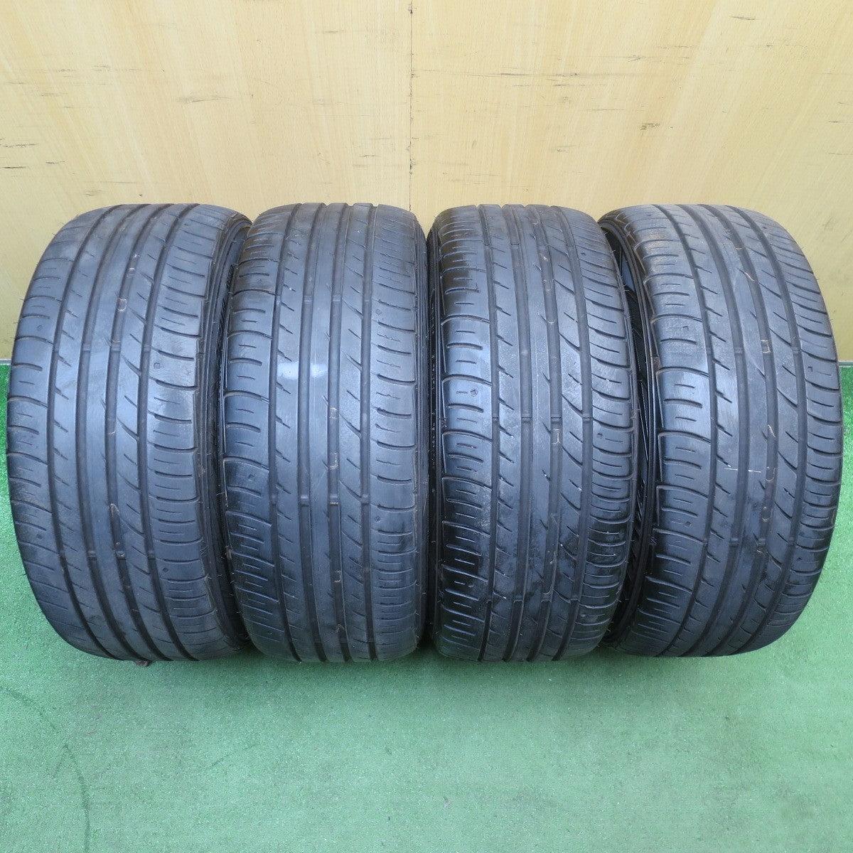 バリ溝！8.5分★WedsSport SA-90 195/50R15 ファルケン ZIEX ZE914 ウェッズスポーツ 15インチ PCD100/4H★6050402NJノ