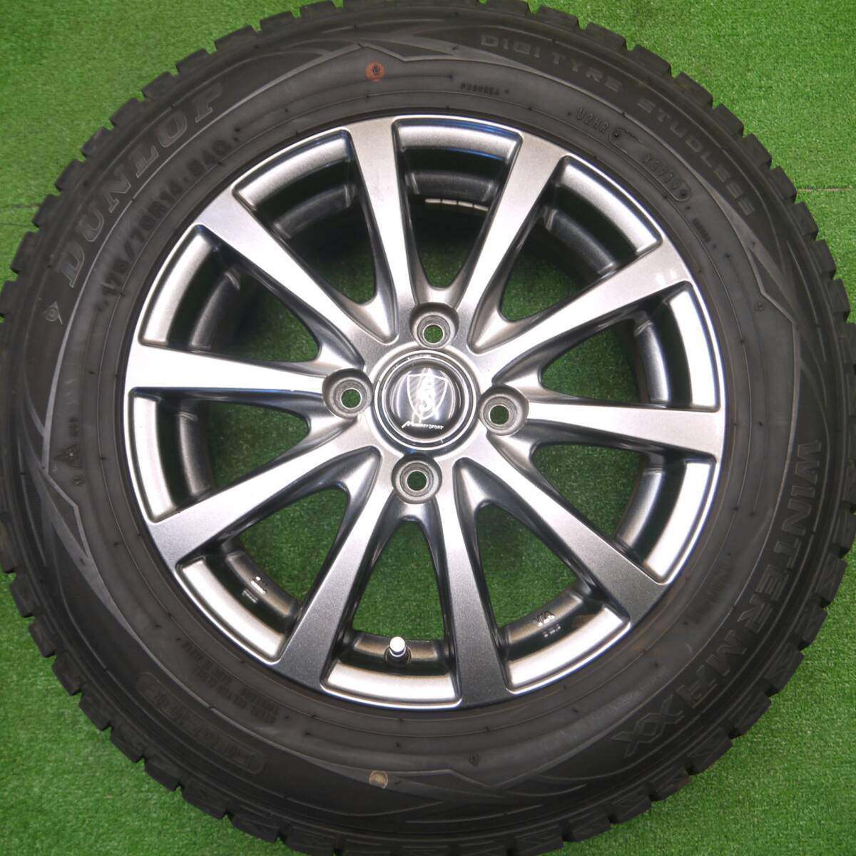 4本価格★スタッドレス 175/70R14 ダンロップ ウインターマックス WM01 MANARAY SPORT マナレイ PCD100/4H★4092413Hス