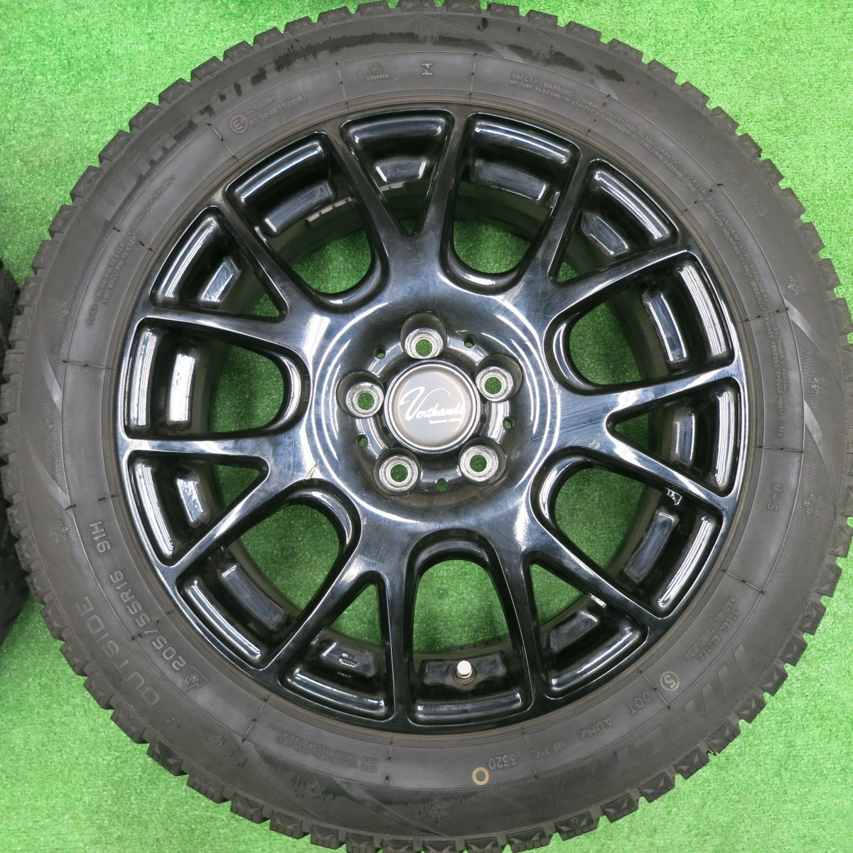[送料無料] バリ溝！20年！9分★レガシィ等 205/55R16 スタッドレス ハイフライ Win-turi 212 Verthandi ヴェルサンディ ヴェルザンディ PCD100/5H★4093001HAス