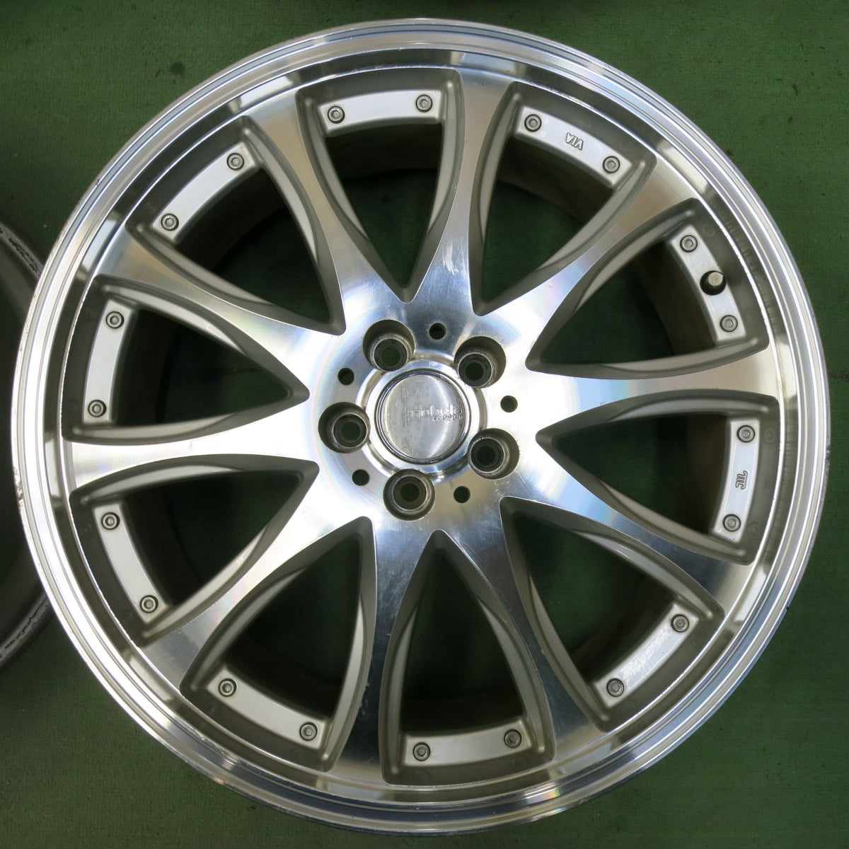4本価格★プリウス 86 等 ANHELO CORAZON アネーロ コラソン 19インチ ホイール 19×7.5J PCD100/5H★5052103SYホ