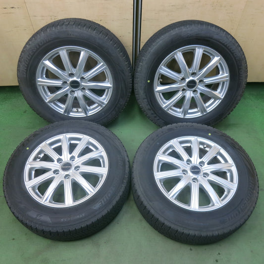 バリ溝！キレイ！9分★スタッドレス 205/65R16 ブリヂストン ブリザック VRX2 BALMINUM KR10 バルミナ 16インチ PCD114.3/5H★6033002SKス