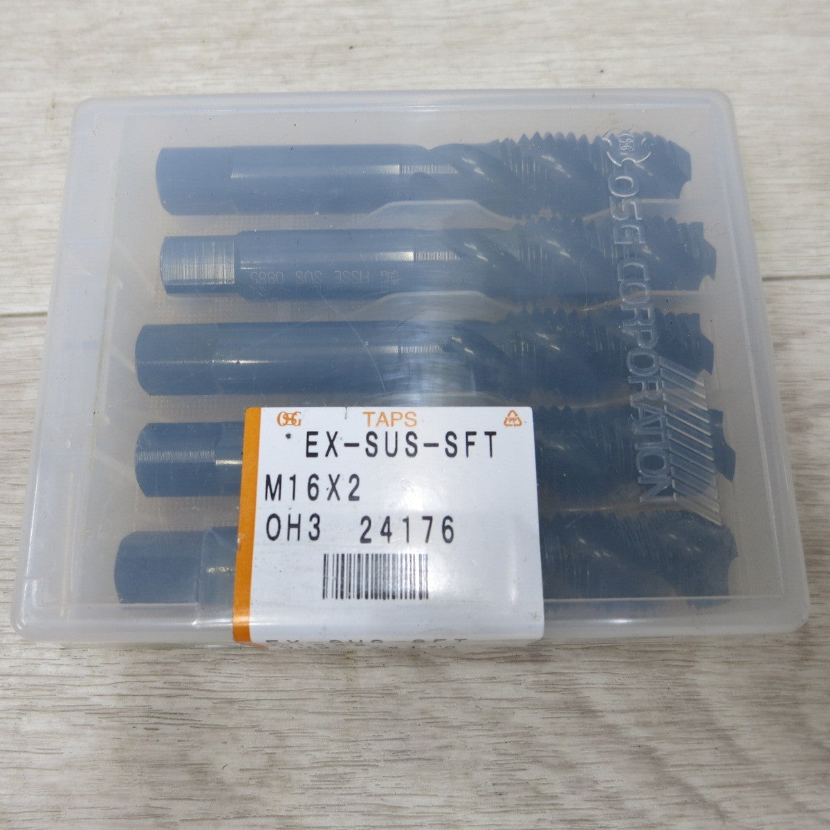 [送料無料] 未使用!7点まとめ売り◆OSG スパイラル タップ ロング シャンク EX-LT-SUS-SFT M12×1.75×150 / M12×1.5 / M18×1.5 / M8×1.25 / M16×2◆