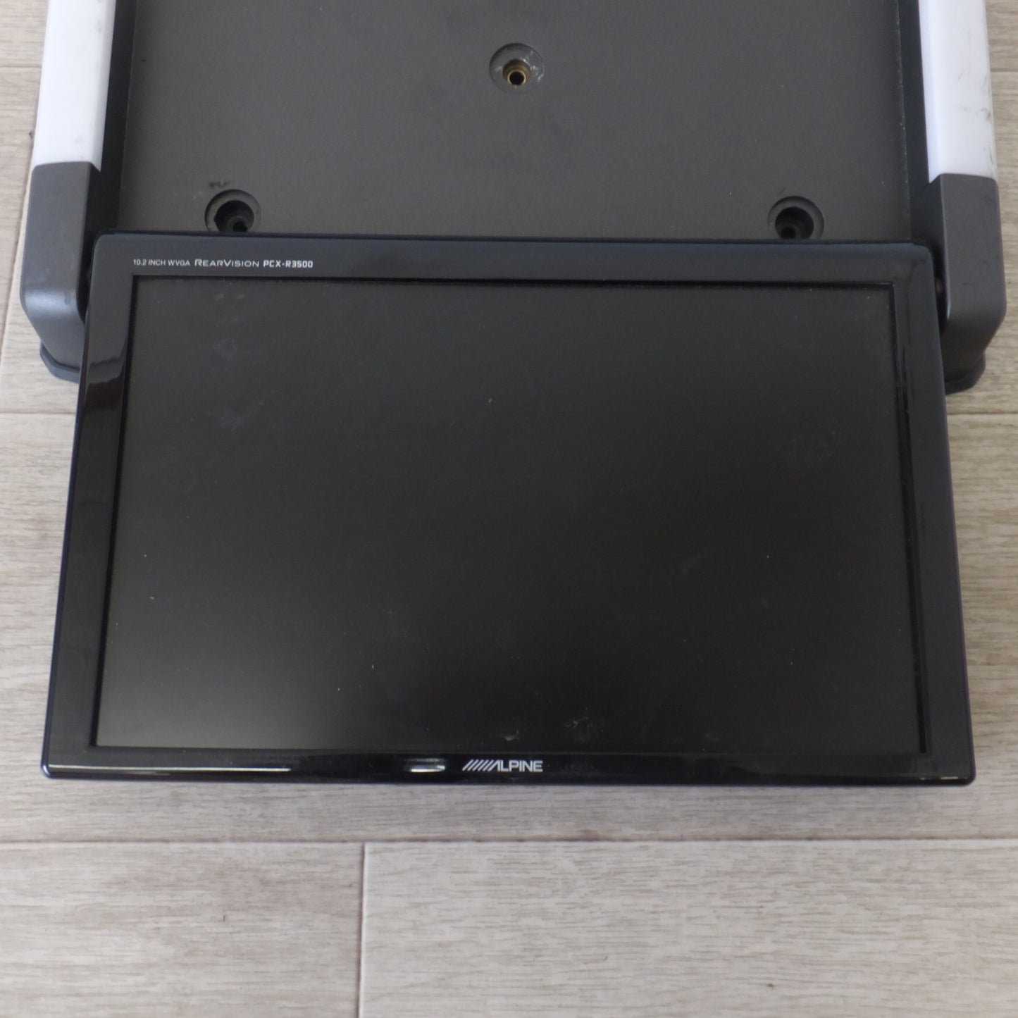 [送料無料] ★アルパイン ALPINE 10.2inch WVGA LED液晶 LEDルームランプ付プラズマクラスターリアビジョン ブラック PCX-R3500B(98)★