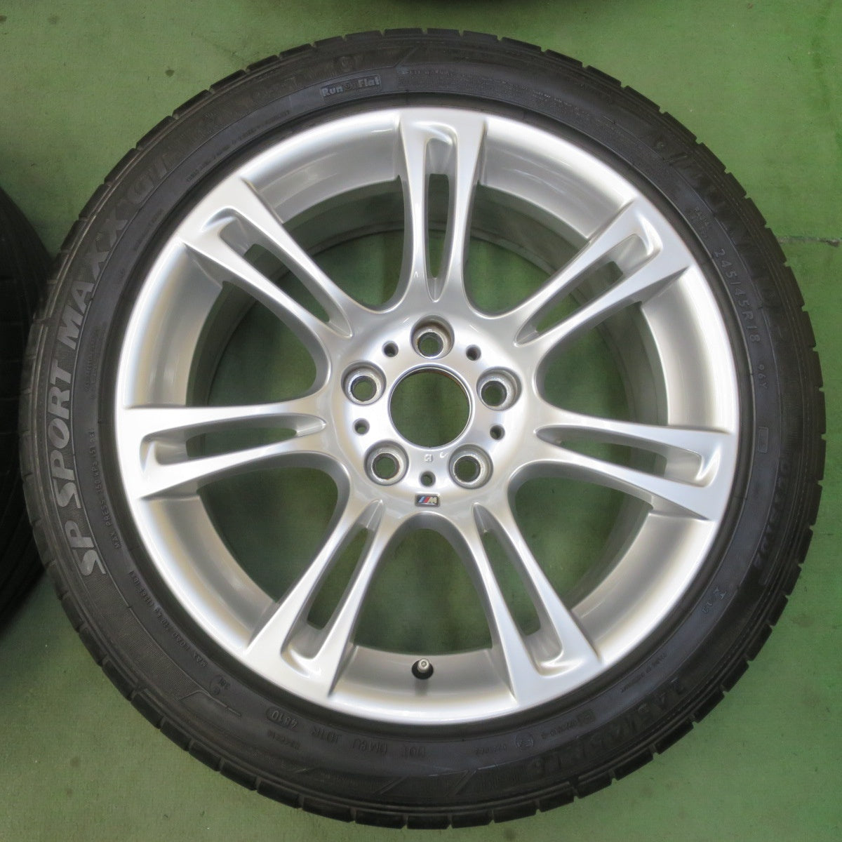 キレイ★BMW 5シリーズ F10 F11 Mスポーツ 純正 245/45R18 ダンロップ SPスポーツマックス GT DSST RSC ランフラット 18インチ PCD120/5H★6051208イノ