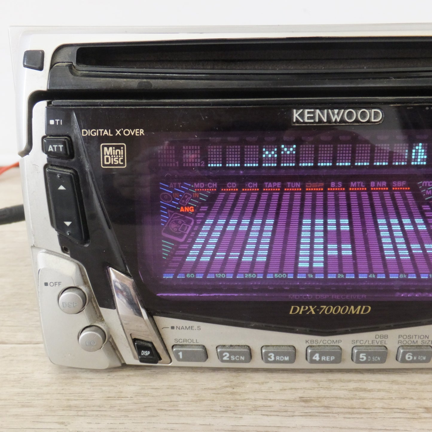 [送料無料] ジャンク★ケンウッド KENWOOD カーオーディオ 2DIN コンポ DPX-7000MD(17)★