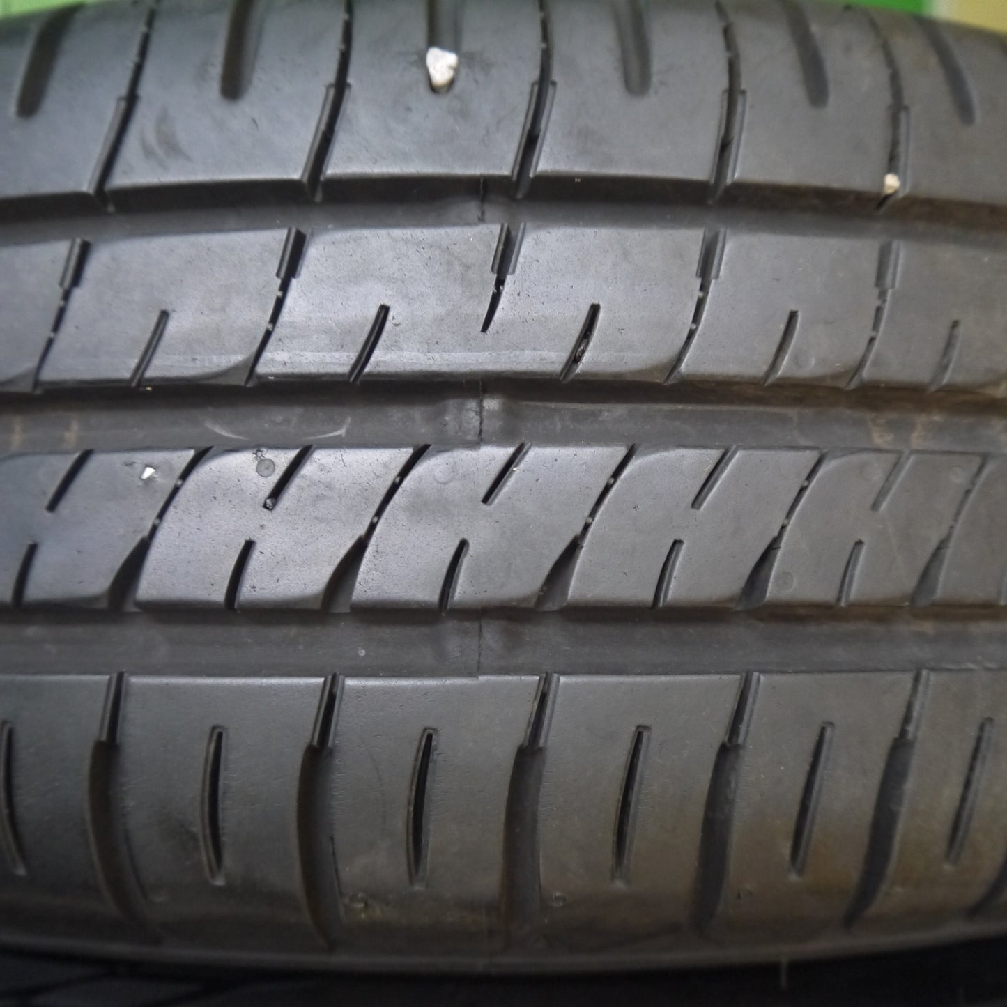 バリ溝！24年！9.5分以上★175/70R14 ダンロップ エナセーブ EC204 スチール ホイール 14インチ PCD100/4H★6021701Hノ