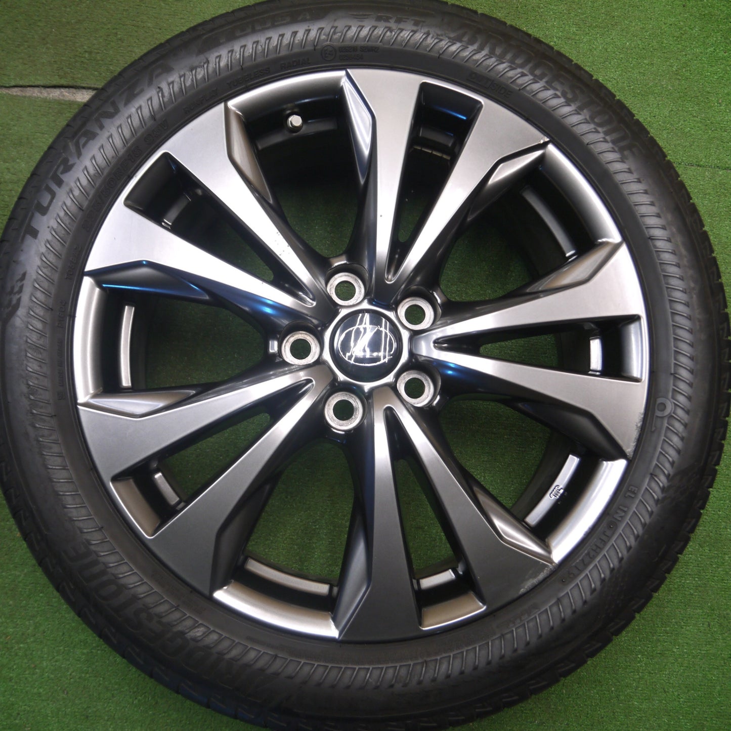 [送料無料] 空気圧センサー付★レクサス UX Fスポーツ 純正 225/50R18 ブリヂストン トランザ T005A 18インチ PCD114.3/5H★5021908Hノ