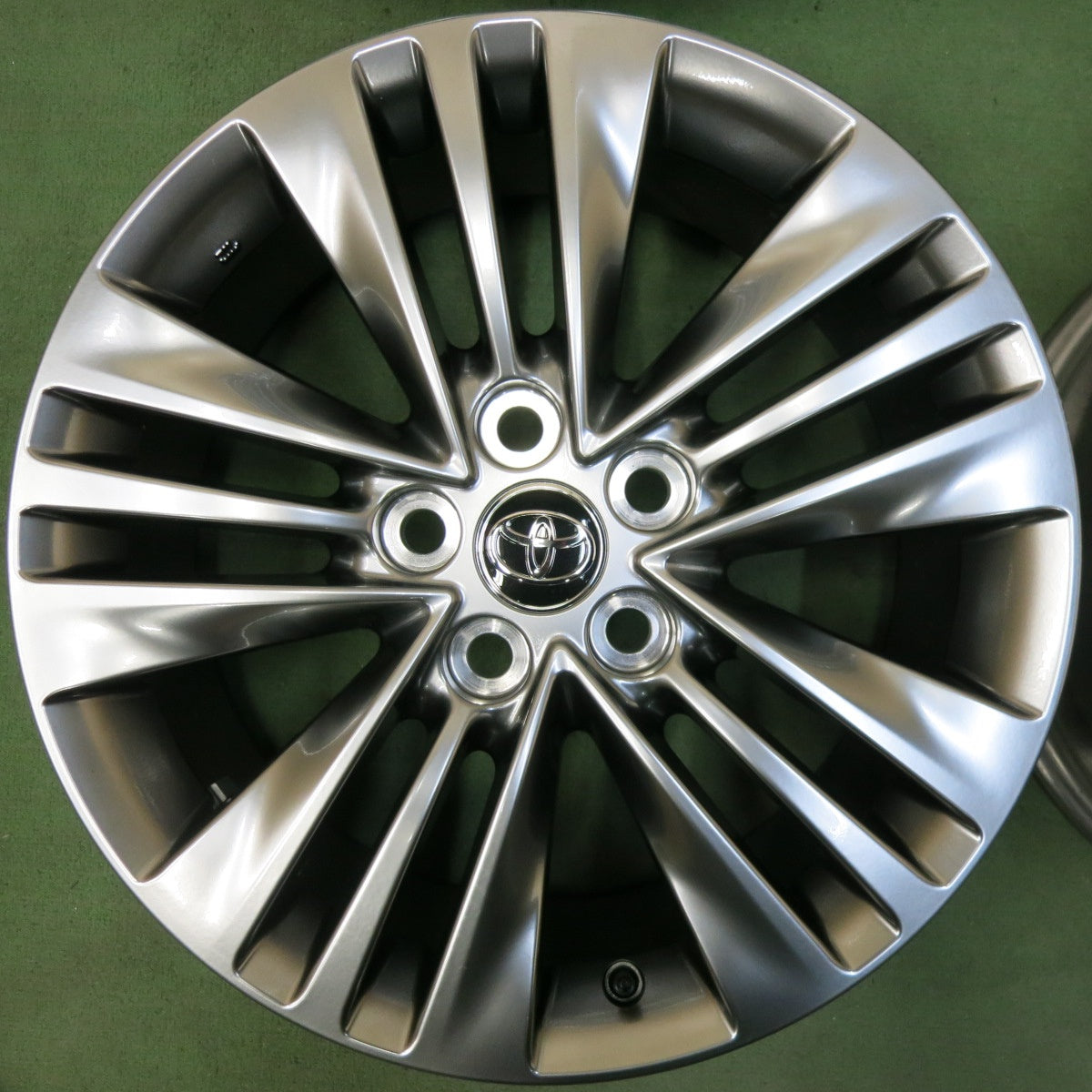 新車外し★トヨタ 40系 アルファード ヴェルファイア Zグレード 純正 ENKEI ホイール 18インチ 18×7J エンケイ PCD120/5H★5043006SYホ