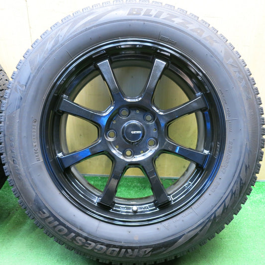 バリ溝！24年！9.5分◎スタッドレス 225/60R17 ブリヂストン ブリザック VRX2 G-SPEED Gスピード 17インチ PCD114.3/5H◎6100303HAス