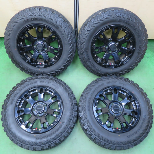 バリ溝！23年！9分★RAYS DAYTONA FDX-F7 225/70R16 ヨコハマ ジオランダー M/T G003 レイズ デイトナ 16インチ PCD114.3/5H★5042103イノ