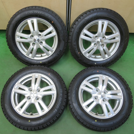超バリ溝！キレイ！ほぼ10分★スタッドレス 175/65R14 グッドイヤー アイスナビ6 DUFACT デュファクト 14インチ PCD100/4H★5071906イス