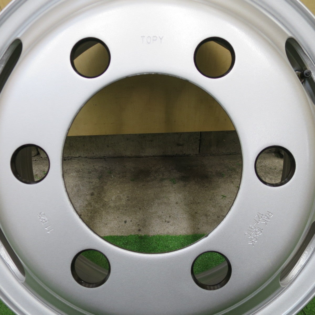 未使用！1本★トラック TOPY スチール ホイール 16インチ 16×6K トピー 127-9TC PCD222.25/6H★6042502ナホ