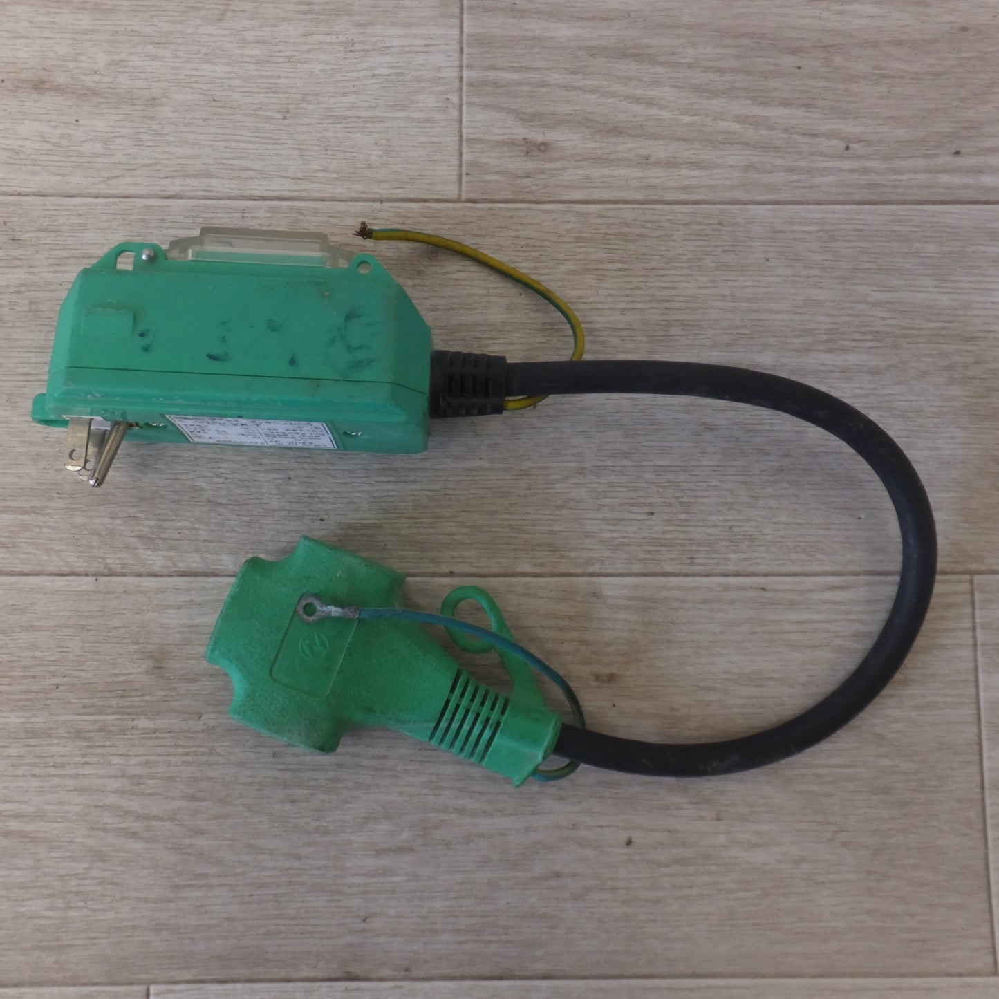 [送料無料] ★日動 NICHIDO プラグインポッキンブレーカ 過負荷漏電保護兼用 0.45m PIPB-EK-T　100V 15A 50/60Hz★