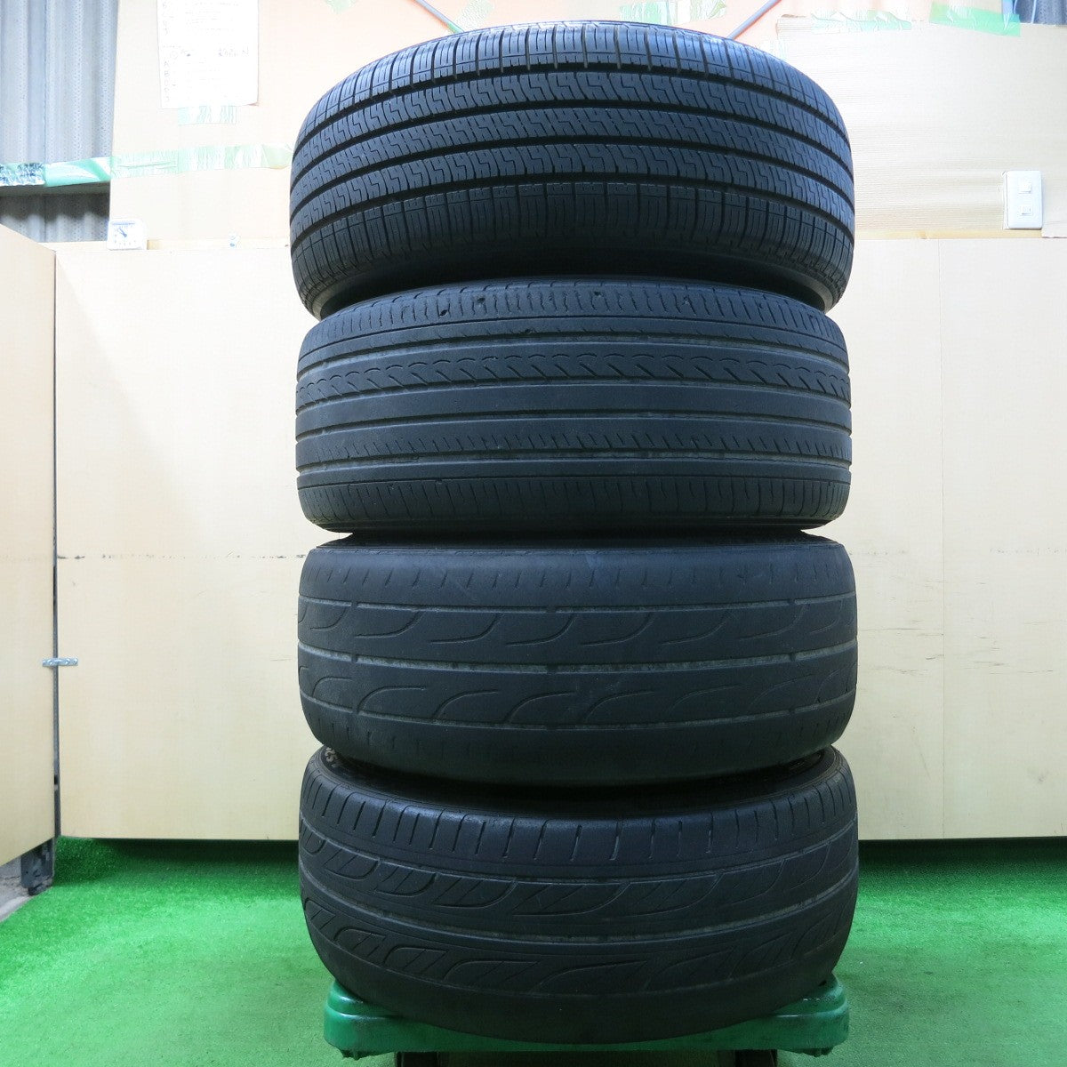 *送料無料* バリ溝！ほぼ10分★FLEDERMAUS Cuervo 245/45R19 ブリヂストン ヨコハマ グッドイヤー フレーダーマウス クエルボ PCD114.3/5H★4033002イノ