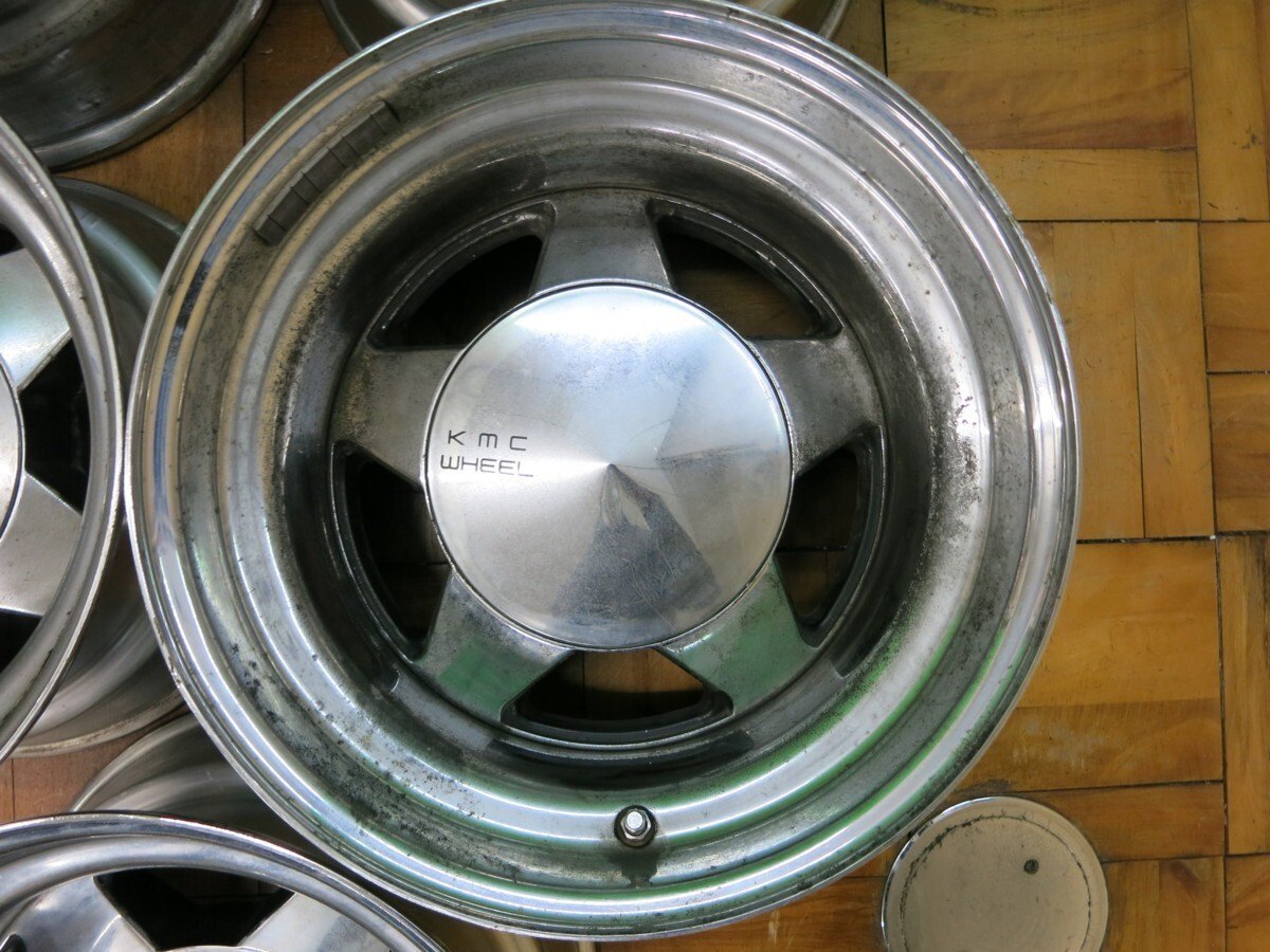 5本価格 激レア 深リム★ランクル 等 KMC WHEEL 16.5×9.75 KMC ホイール 16.5インチ PCD139.7/6H★2032904ヒホ