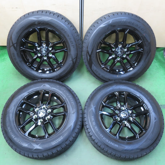 バリ溝！23年！キレイ！9.5分★スタッドレス 265/65R18 ダンロップ ウインターマックス SJ8+ BAREROCK BISON ベアロック バイソン 18インチ PCD139.7/6H★5110305イス