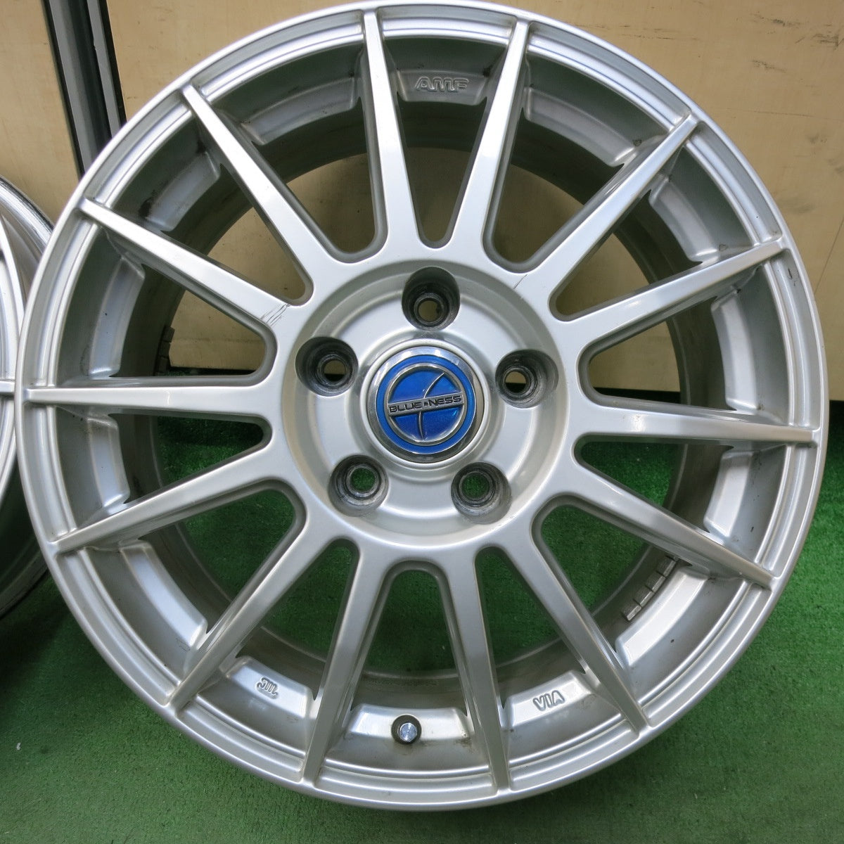 [送料無料] 4本価格★BLUE・NESS BN/2 weds 16インチ ホイール ブルーネス ウェッズ 16×6.5J PCD114.3/5H★5021403SYホ