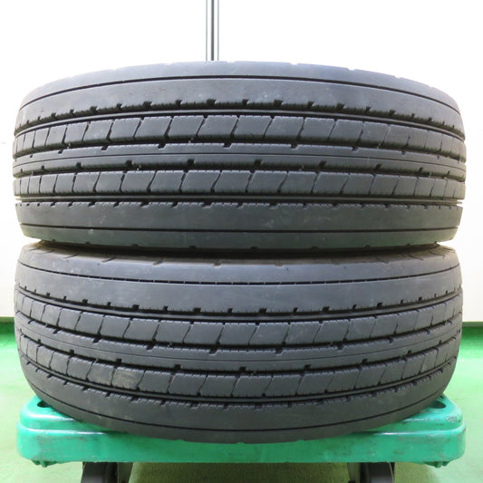 バリ溝！8.5分！2本★トラック タイヤ 215/70R17.5 123/121J ブリヂストン R173 17.5インチ★5062607イノタ