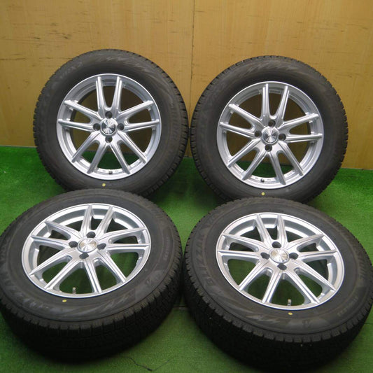 バリ溝！22年！キレイ！9分★スタッドレス 195/65R16 ブリヂストン ブリザック VRX2 ECO FORME エコフォルム 16インチ PCD100/4H★5030509Hス