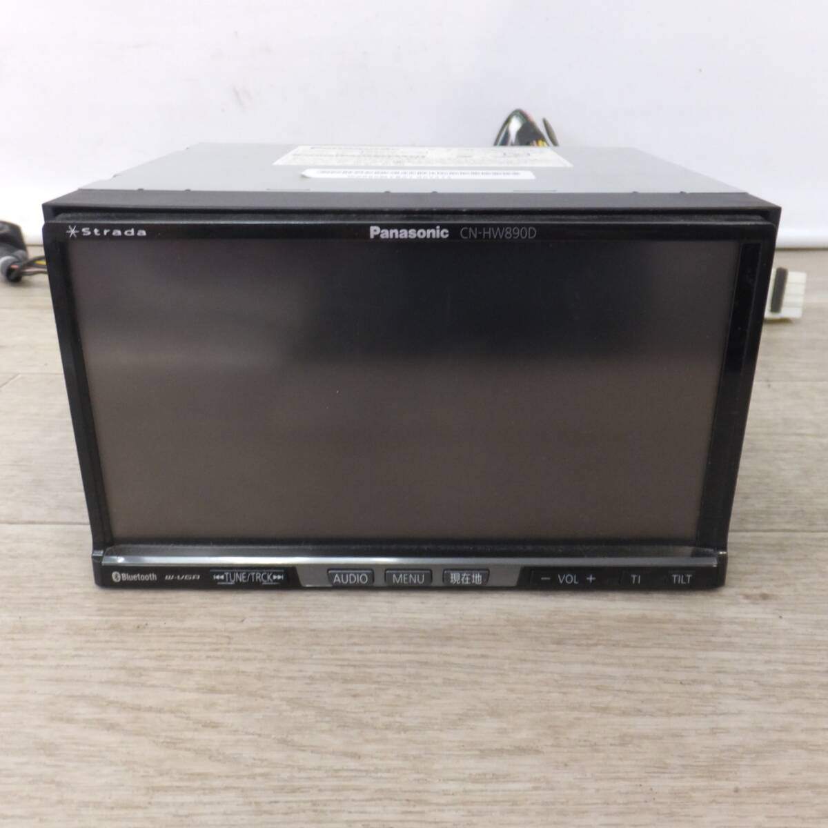 [送料無料] 現状品★パナソニック製 スバル 純正 HDDカーナビステーション Strada CN-HW890D CN-HW890DFA(31)★