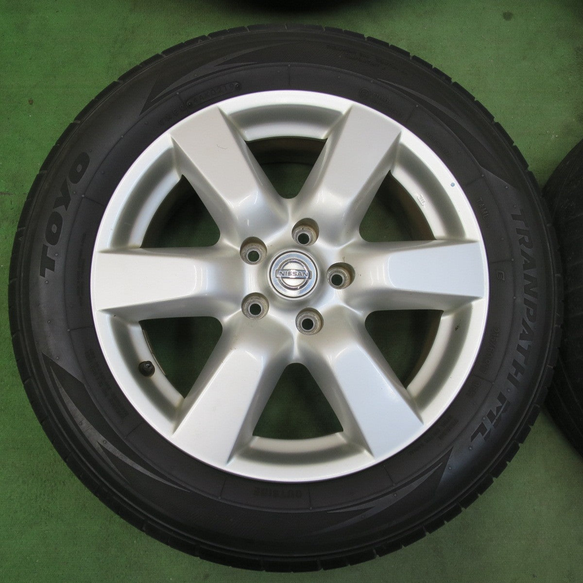 4本価格★日産 T31 エクストレイル 純正 215/60R17 トーヨー トランパス ML 17インチ PCD114.3/5H★6010912イノ