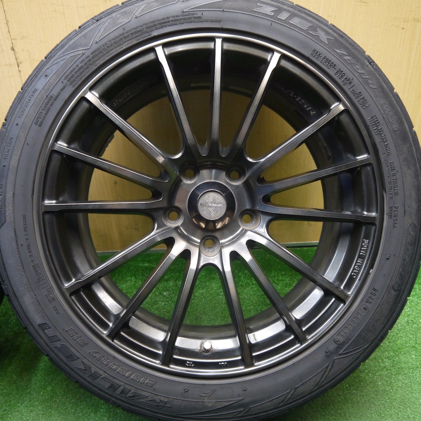 4本価格★WedsSport SA-15R 215/50R17 ファルケン ZIEX ZE914 17インチ ウェッズスポーツ PCD114.3/5H★6011907Hノ