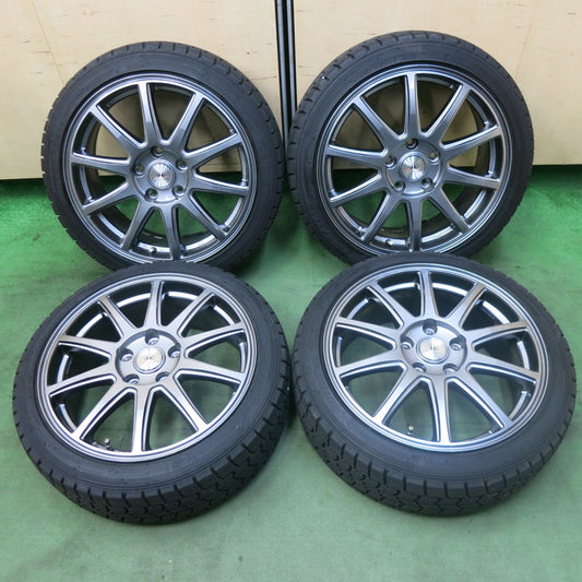 バリ溝！23年！キレイ！9.5分以上★LOXARNY SPORT 195/45R17 スタッドレス グッドイヤー アイスナビ7 ロクサーニ スポーツ 17インチ PCD114.3/5H★5111701SKス