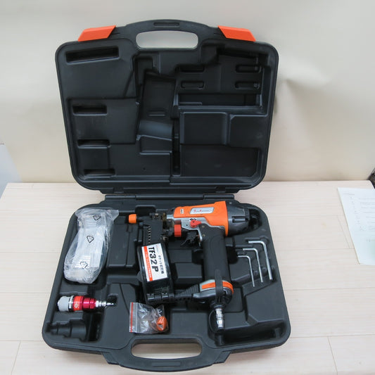 キレイ！付属品付き☆TOTAL FASTENING ポケット 釘打機 TF32P 釘打ち機 コイル ネイラ トータルファスニング エアー ツール 工具☆