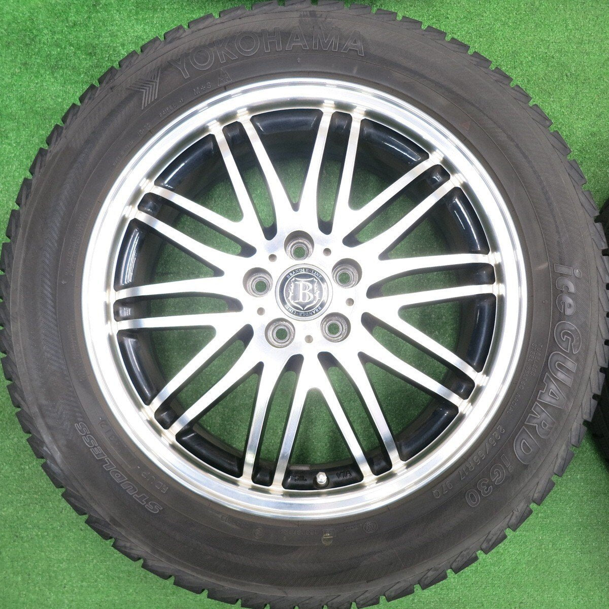 4本価格★フォレスター等 225/55R17 BRANDLE-LINE スタッドレス ヨコハマ アイスガード iG30 PCD100/5H★4102906HAス