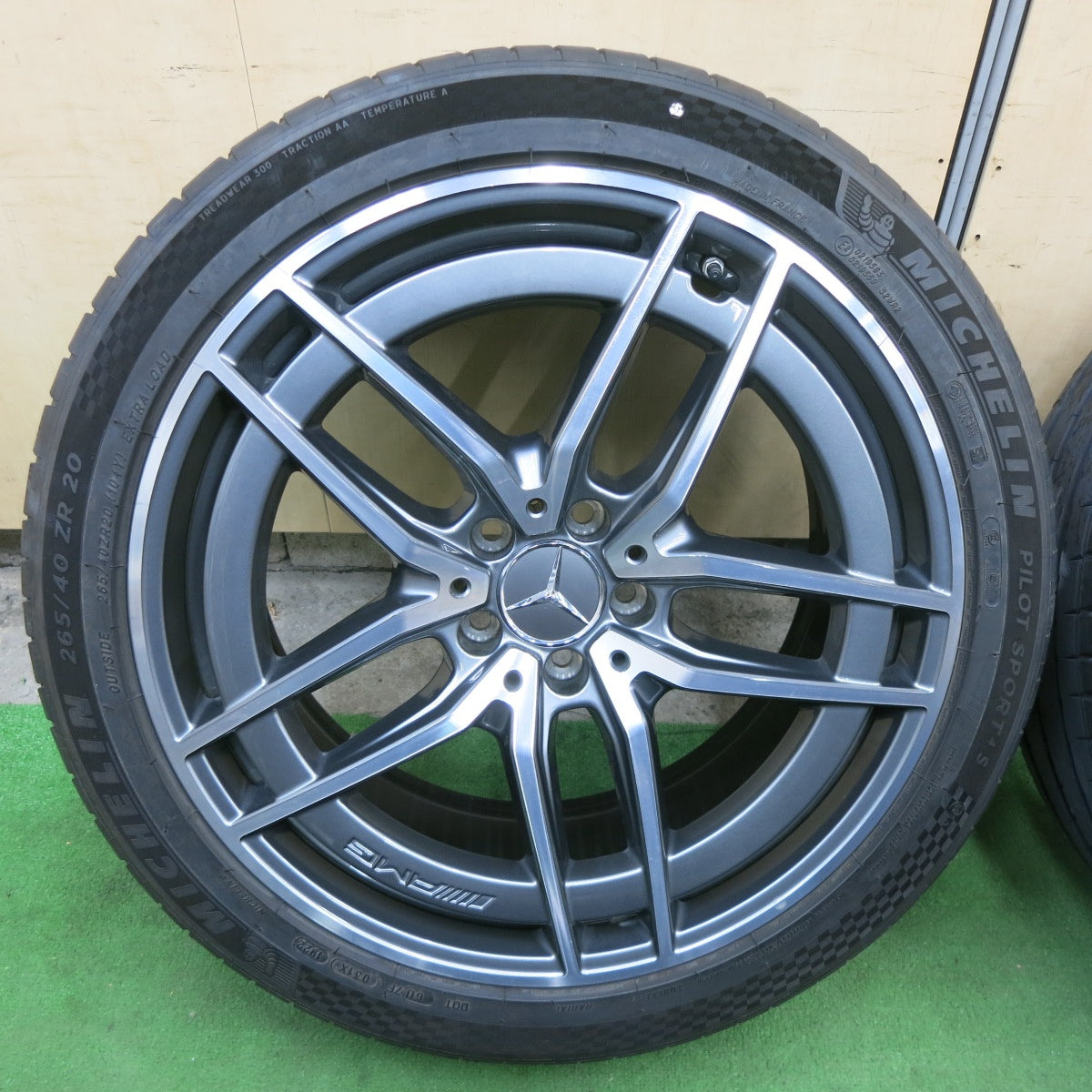 バリ溝！22年！キレイ！9.5分★ベンツ R232 SL43 純正 AMG 265/40R20 295/35R20 ミシュラン パイロットスポーツ4S 20インチ PCD112/5H★6011302ナノ