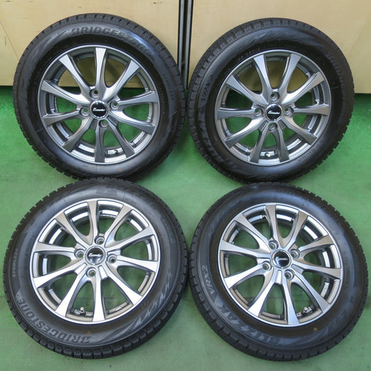 バリ溝！23年！キレイ！9分★スタッドレス 155/65R14 ブリヂストン ブリザック VRX2 Exceeder エクシーダー 14インチ PCD100/4H★5090906イス