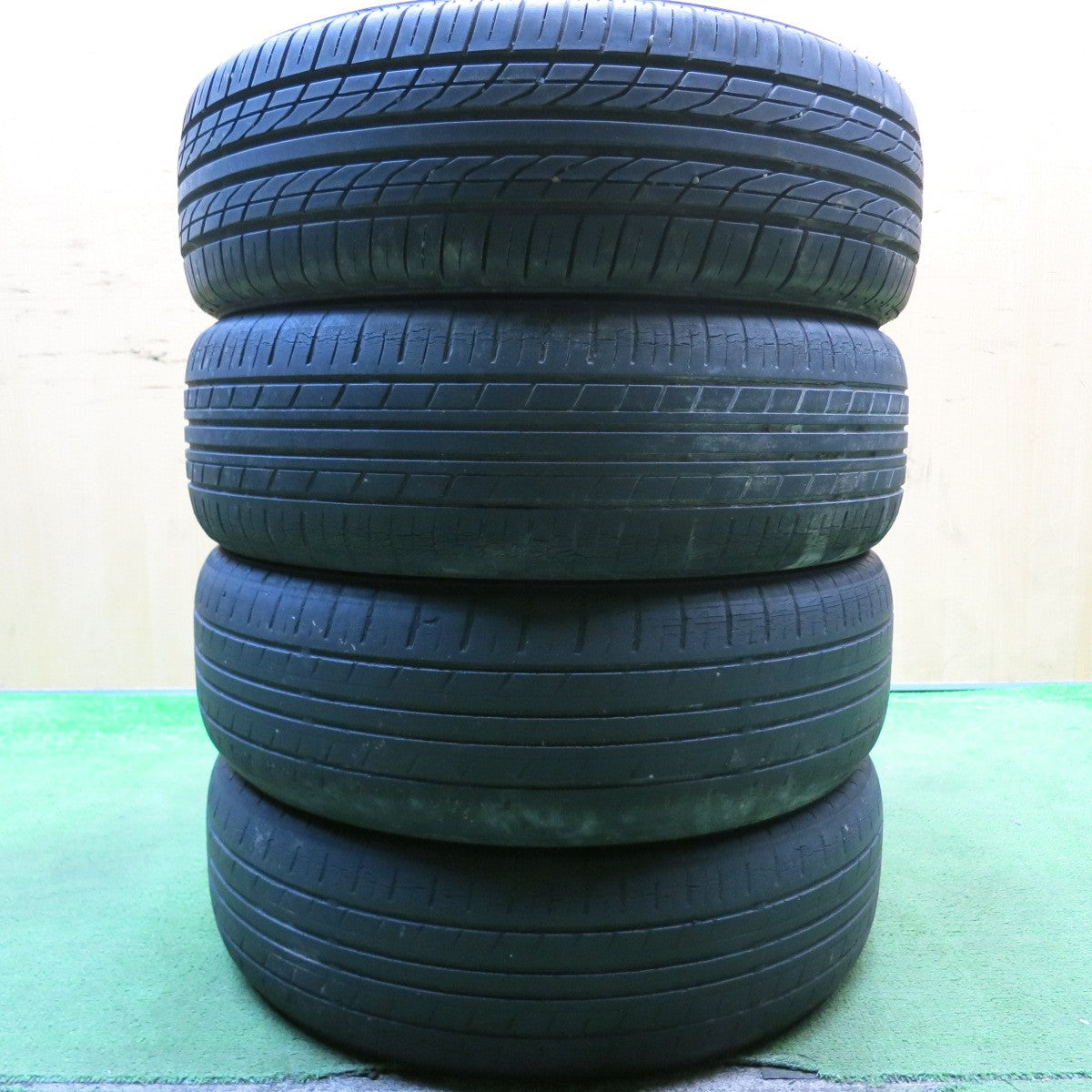 バリ溝！22年！9.5分★ダイハツ ミラジーノ 純正 MINILITE 165/55R15 プラクティバ ヨコハマ エコス ES31 ミニライト 15インチ PCD100/4H★5061305HAノ