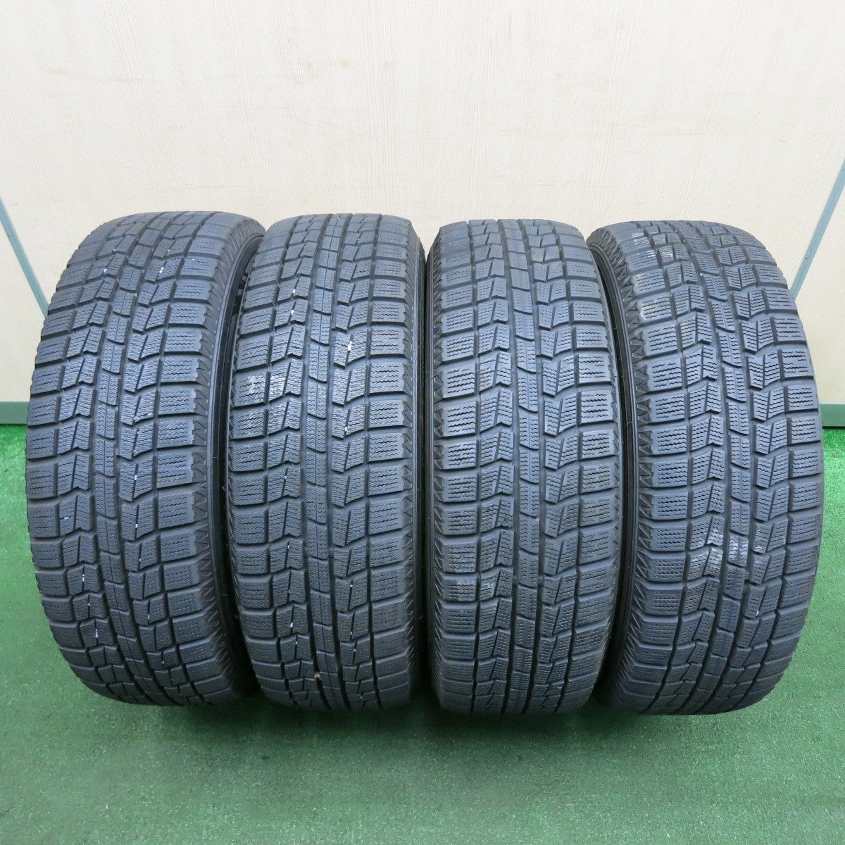 *送料無料* バリ溝！ほぼ10分★スタッドレス 195/65R15 オートバックス ノーストレック N3i EuroBein マナレイ PCD100 114.3/5H マルチ★4040606TNス