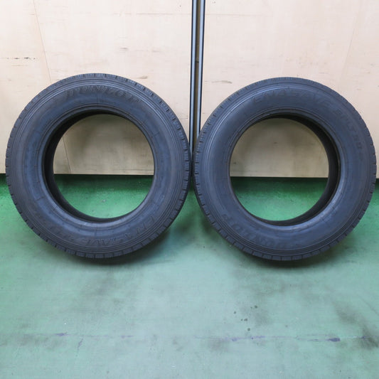 バリ溝！23年！8.5分！2本◎トラック タイヤ 205/70R17.5 115/113L ダンロップ エナセーブ SPLT 50 M 17.5インチ◎6101610イノタ