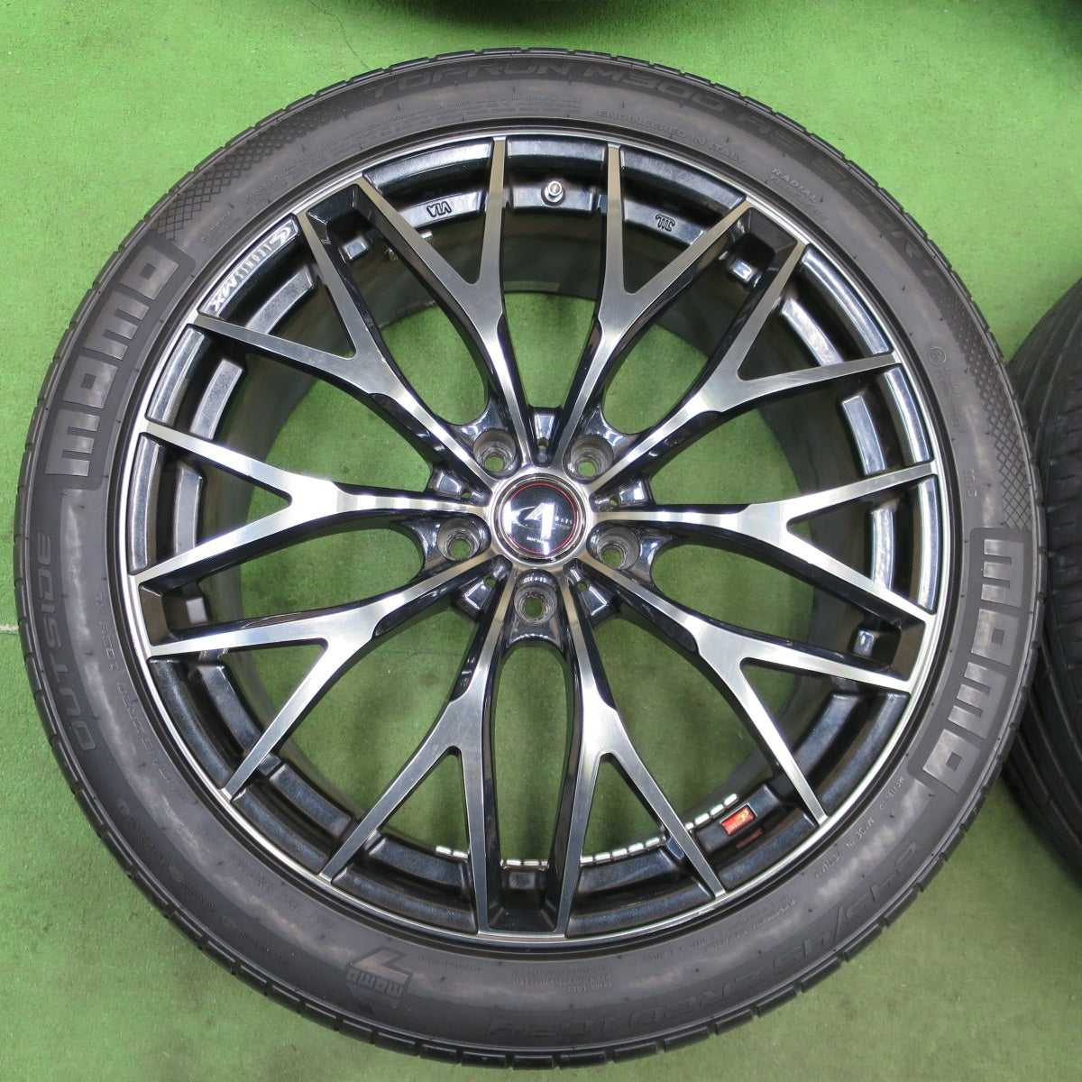 4本価格！24年★LEONIS MX 245/45R20 MOMO TOPRUN M300 AS SPORT レオニス 20インチ PCD114.3/5H★6021406ナノ